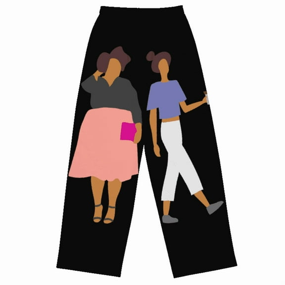 CWMBS by Tae’ Store: Wordy Wit It Wide Leg Pants, All-Over Print Unisex Wide-Leg Pants