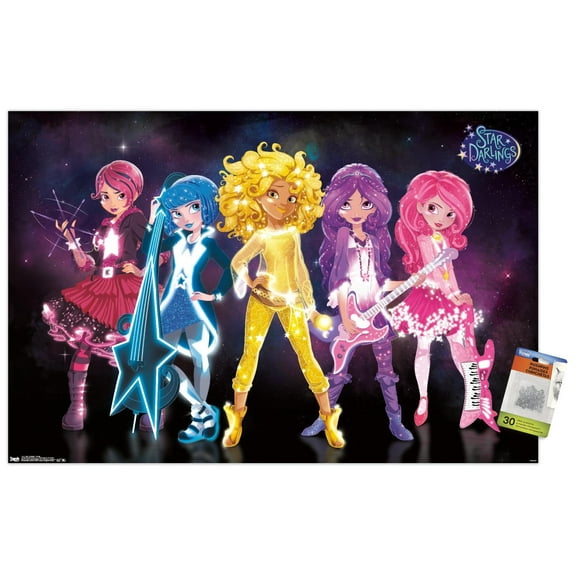 Disney Star Darlings - Group Wall Poster with Push Pins, 22.375" x 34"