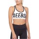 thumbnail image 1 of Reebok Womens Hero Racerback Sports Bra white XXS, 1 of 2