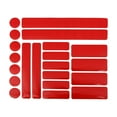thumbnail image 3 of 21pcs Red Reflective Stickers Safety Warning Strip Tape for Car Trucks Bicycles Motorcycles, 3 of 6