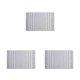 thumbnail image 5 of Advancent Alfombra de baño de la colección Classic, textura de secado rápido, buena sensación de pisada, segura, absorbente, gris claro Type1 NO1, 5 of 6