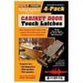 thumbnail image 2 of Safe-T-Proof Disaster Preparedness push latch brown Cabinet Door Touch Latches-4 PACK-BROWN, 2 of 2