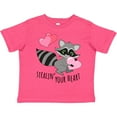 thumbnail image 3 of Inktastic Stealin' Your Heart Cute Raccoon Boys or Girls Toddler T-Shirt, 3 of 5