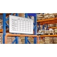 thumbnail image 5 of Luxor 72" x 40" Wall-Mounted Magnetic Ghost Grid Whiteboard, Silver Aluminum Frame, 5 of 6