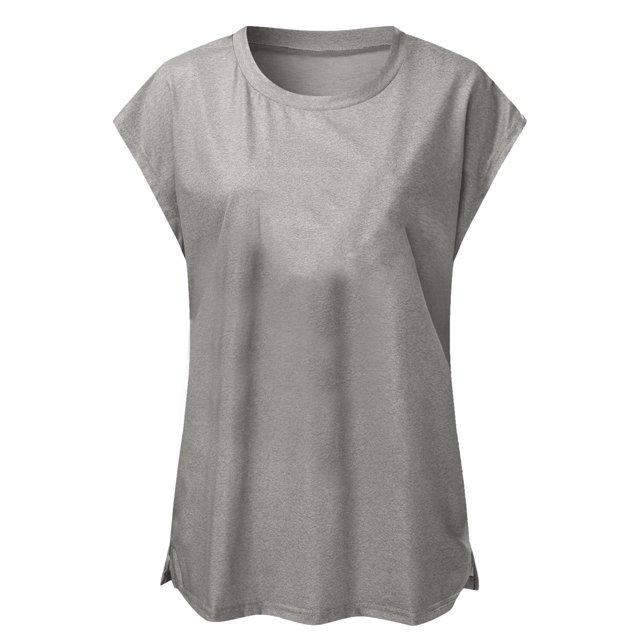 Mode Décontractée Solide Col Rond Manches Courtes T-shirt Pull Tops;Halloween;Christmas;Work;Home;Daly;Casual;Dating;Birthday