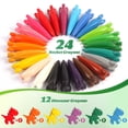 thumbnail image 2 of Crayons DreamCandy Rocket and Dinosaur, 36 unidades, para niños y niños pequeños, 2 of 7