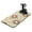 White-212, variant on Dark Celestial Coffee Mat, Absorbent Dish Drying Pad with Gothic Moon & Star Patterns, Leak-Proof Non-Slip Kitchen Counter Mat for Coffee Bar Use