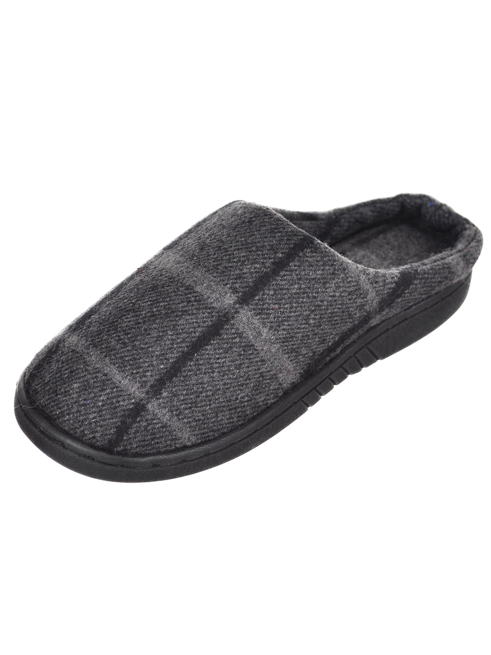 Skysole Kids Boys All Over Plaid Rugged Clog Slippers