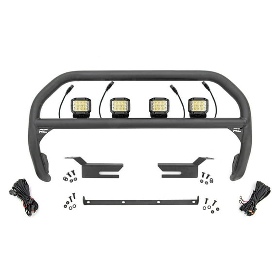 Rough Country Nudge Bar w/3" Wide Angle Lights for 2021-2025 Ford Bronco - 51050