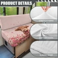 thumbnail image 6 of Yuyamidu Highland Cow RV Dinette Cushion Covers 2 Piece Pink Rose RV Dinette Cushion Slipcover Valentine's Day Camper Couch Covers Heart Furniture Protector for RV Camper, 6 of 7