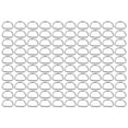 thumbnail image 1 of D Rings, Small Compact Reliable Strong Convenient Practical Metal Rings  For Wallets For Dog Collars For Necklaces Silver 2x15x10mm, 1 of 8
