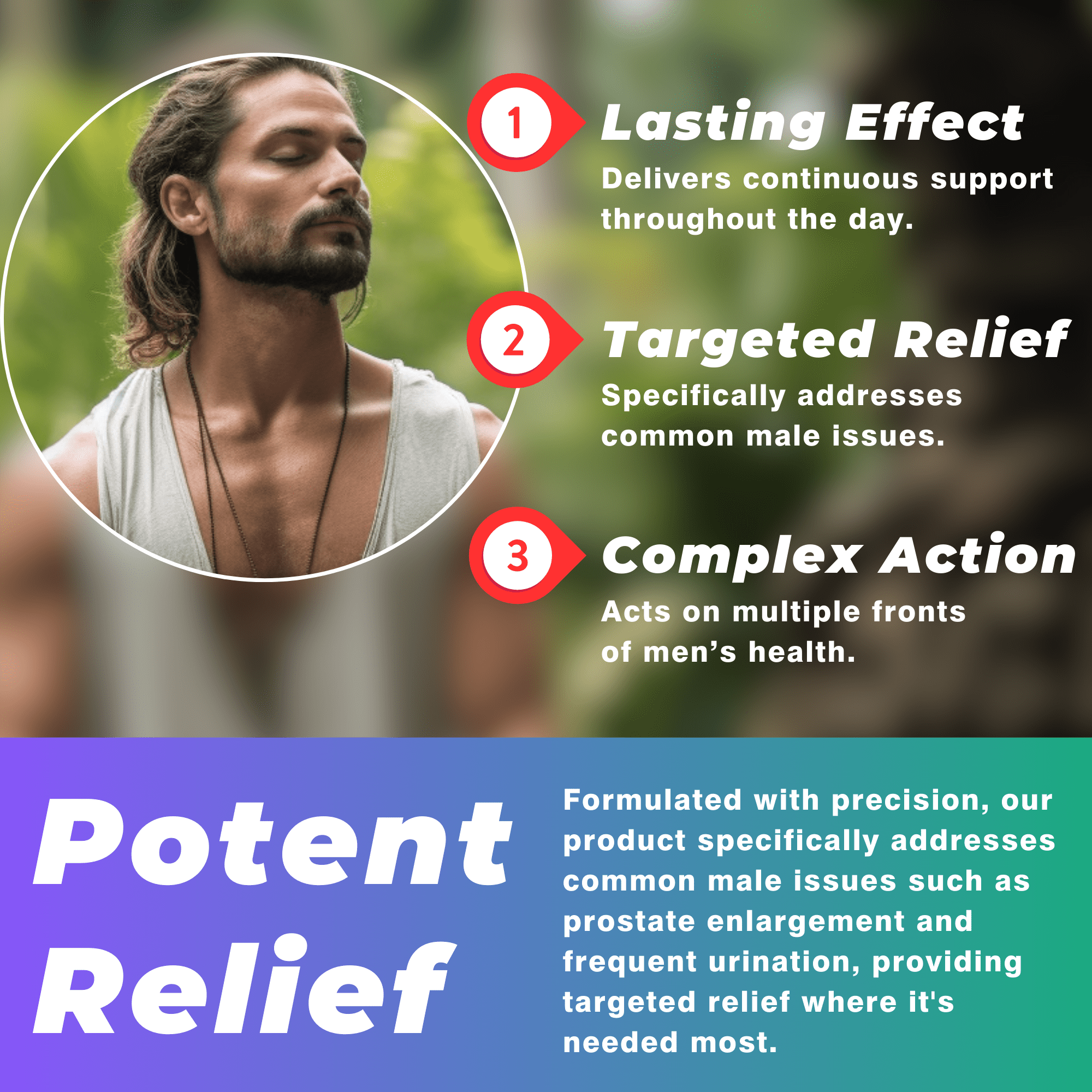 Todicamp Bladder Control Pills & Prostate Health Supplement for Men - Saw Palmetto, Zinc and Pygeum
