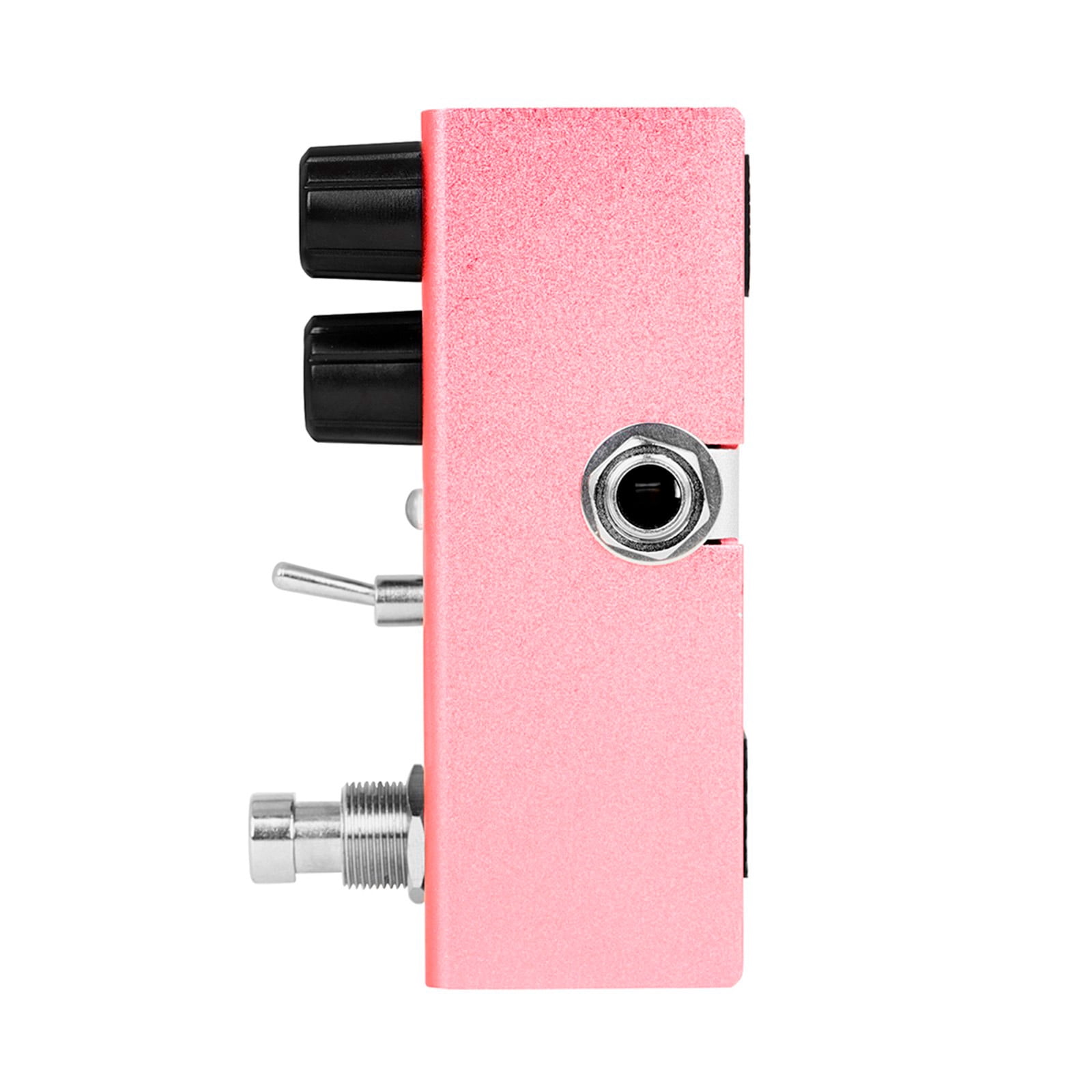 Electric Guitar Bass Effects Pedal with Distortion Delay Features Aluminum Alloy Sound Processing Guitar Effects Pedal
