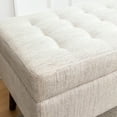 thumbnail image 3 of Bedroom Storage Bench With Wheels - Easy Mobility, 43.3"x17.7 End Practical And Chic,, 3 of 5