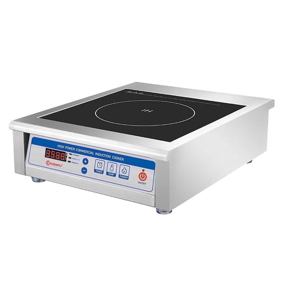 ChuShiFu 3500W 190V~275V Induction Cooktop Commercial Grade Range 18h Timer Electric Stove Burner Kitchen Restaurants Cooking 16 Level Temp&Power Ctrl