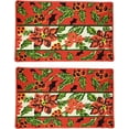 thumbnail image 2 of 2PC KITCHEN RUG CHRISTHMAS LEAFS, 2 of 2