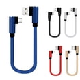 thumbnail image 3 of Short Charging Cable Elbow USB C Type C Micro USB 8Pin C9J0 For IP Cable D7S5, 3 of 6