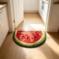 thumbnail image 4 of BSMAT Semicircle Fruit Mat, 16" x 24 " Cute Absorbent Anti-Slip Shower Mat, Summer Welcome Mat for Bathroom Doorway Kitchen Bedroom Bathtub Rug, 4 of 6