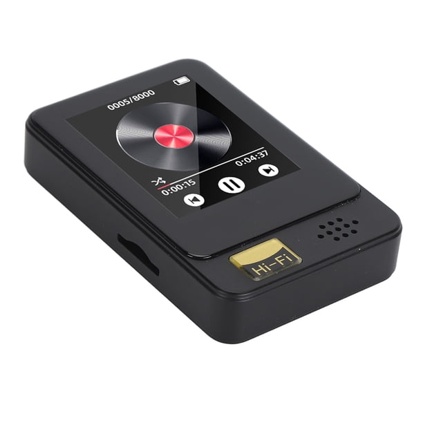 Reproductor de mp3, reproductor de música mp3 reproductor de música mini reproductor de mp3 bluetooth5.0 Pantalla tálica reproductor de mp3 relajorsupertador hifi