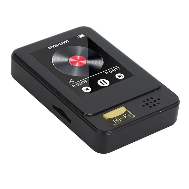 Reproductor de música mp3, reproductor de música portátil mp3 hifi sin pérdidas de sonido reproductor de música bluetooth5.0 pantalla táltil