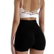 thumbnail image 1 of Womens High Waist Yoga Shorts Butt Lift Workout Yoga Running Gym Nylon Shorts Workout Fitness Sportwear, 1 of 5