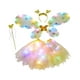thumbnail image 5 of Conjuntos de disfraces de mariposa para niñas Conjunto de disfraces de de princesa hada iluminada que incluye faldas de , cintas para la Amarillo, 5 of 9
