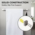 thumbnail image 4 of Bathroom Towel Bar – 20" Chrome-Finished Stainless Steel Wall Mount Rack with Mounting Kit – Rust-Resistant, Modern Design for Bathroom, Toilet, or Sink Area, 4 of 7