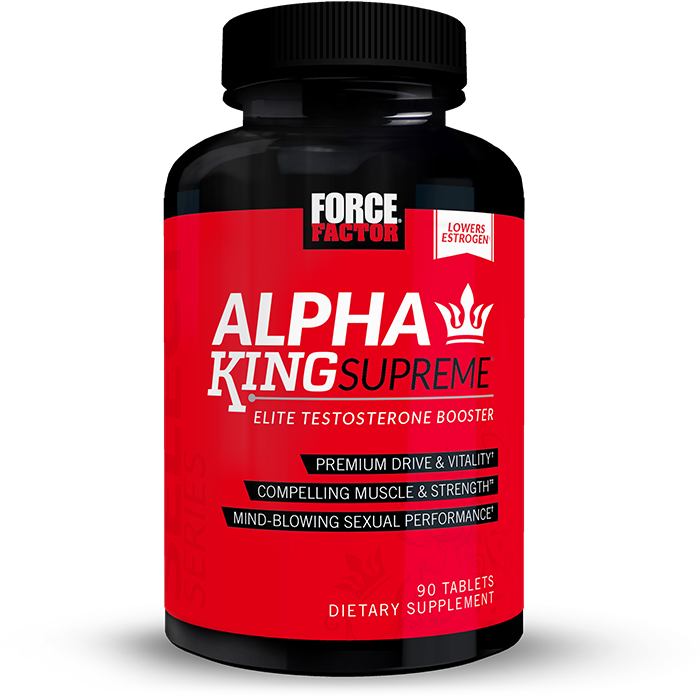 Force Factor Alpha King Supreme Testosterone Booster With Alphafen To Increase Drive Vitality Improve Performance And Build Muscle Strength 90 Count Walmart Com
