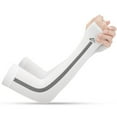 thumbnail image 2 of Yoodem Gloves Sleeve Unisex Sleeves Gloverssun Sport Basketball Riding Arm Gloves White One Size, 2 of 2