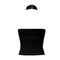 thumbnail image 6 of WEIGFI Womens Tank Tops Sleeveless Basic Undershirts Wear Open Back Stretch Halter Neck Solid Color Summer Casual Comfort Soft Beach Tops,Black,L, 6 of 6