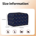 thumbnail image 2 of Rateoe Space Galaxy Pattern Toaster Covers 2 Slice Wide Slot,Bread Machine Cover,Bread Dust Cover & Fingerprint Protection,Appliance Covers, 2 of 7