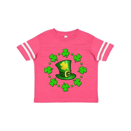 

Inktastic St. Patricks Day shamrocks and hat Gift Toddler Boy or Toddler Girl T-Shirt