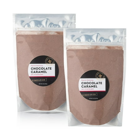 Vegan Chocolate Caramel Popcorn Seasoning - Low Calorie Gourmet Popcorn Topping - Dell Cove Spices Bulk Bag - 1 Pound