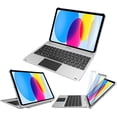thumbnail image 3 of iPad 11th 10th Generation Keyboard Case, Folio Cover, Multi-Touch Trackpad, Detachable Bluetooth Keyboard for iPad (A16) 11th/10th Gen, 3 of 4