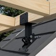 thumbnail image 5 of Support de Poutre Surélevée pour Toit de Pergola, Supports de Pergola Réglables à 180 Degrés, Surélevé de Toit de Pergola en Acier Inoxydable pour Pergola Gazebo, 5 of 5