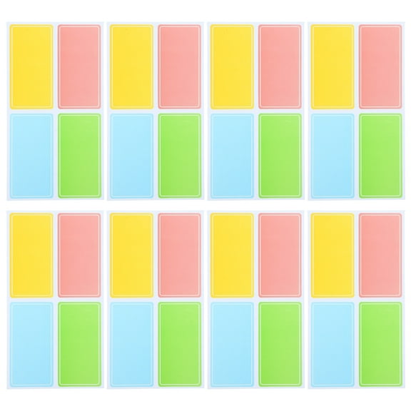120 Pcs Custom Stickers Color Adhesive Labels Multi-purpose Peel off