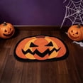 thumbnail image 6 of Halloween Doormat Pumpkin Area Rug 23.6x15.7in Secure-Grip Soft Skidproof Floor Mat for Bathroom Bedroom Living Room Halloween Decor by OVFUIZ, 6 of 8