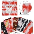 thumbnail image 3 of Soimoi Tie Dye Print&nbsp;Precut 5-inch Cotton&nbsp;Fabric&nbsp;Quilting&nbsp;Squares&nbsp;Charm Pack DIY Patchwork Sewing Craft-Red, 3 of 5