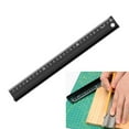 thumbnail image 2 of Safety Ruler with Clear Scale Linear Measurement Ruler Metal Crafting Ruler for DIY Projects, 2 of 13