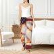 thumbnail image 4 of Fotbe Baseball Ball With Flag Pantalones de Pijama para Mujer, Pantalones de Dormir, Pantalones Pj con Cordón y Bolsillos-XX-Large, 4 of 6