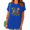 Blue, variant on UNISHE Women's Aesthetic Botanical Graphic Tee - Vintage Floral Print Short Sleeve Crewneck T-Shirt Casual Summer Top