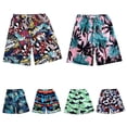 thumbnail image 2 of Pantalones cortos casuales para hombre, transpirables, de secado rápido, para deportes de fitness, de verano 2024, pantalones cortos holgados con estampado de moda para playa hawaiana para hombre, 2 of 5