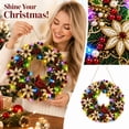 thumbnail image 2 of 2026 Christmas Diamond Painting Wreath Kit, Gloss Beaded Art Hanging Pendant for Holiday Mantel Display, 2 of 5