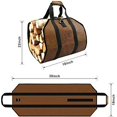 thumbnail image 3 of Bolsa de transporte de leña para interiores, bolsa de transporte de leña, bolsa de transporte de lona, cesta de leña portátil para chimeneas, estufas de leña, troncos, camping,, 3 of 5
