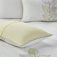 thumbnail image 4 of Witaxima Full/Queen 6-Piece Embroidered Quilt Set, Yellow Reversible Microfiber Bedding with Decorative Pillows, 4 of 11