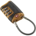 thumbnail image 4 of Candado de Cable TSA Lewis N. Clark Paquete de 2 Naranja, 4 of 7