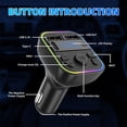 thumbnail image 2 of 1 Pcs ABS Car Bluetooth Player Car Bluetooth Receiver Practical Charger Efficient Music, 2 of 7