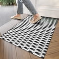 thumbnail image 4 of Black Bigfoot Pattern Door Rugs,Washable Non Slip Door Mats Indoor,Decorative Door Mats,Entry Mat Indoor for Entrance,Bedroom,Kitchen,Bathroom,17"x30", 4 of 6