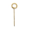 thumbnail image 2 of 14k Yellow Gold Small Satin Number 33 Charm Pendant, 2 of 3