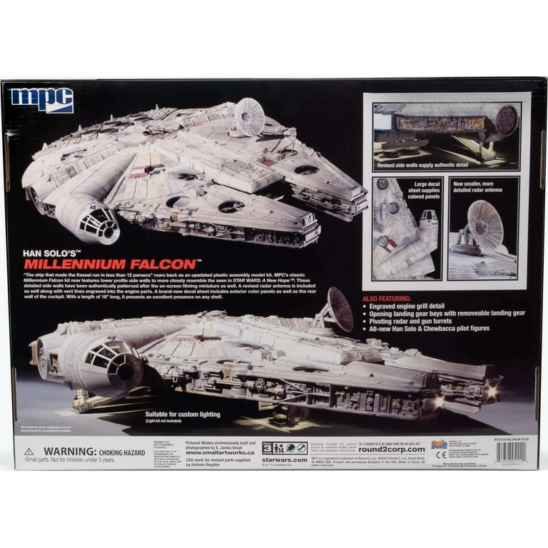 Star Wars Han Solo's Millennium Falcon Adult Plastic Ship Model